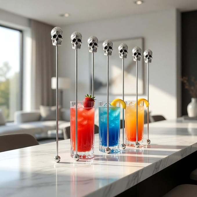 Homestia Skull Swizzle Sticks - Image 6