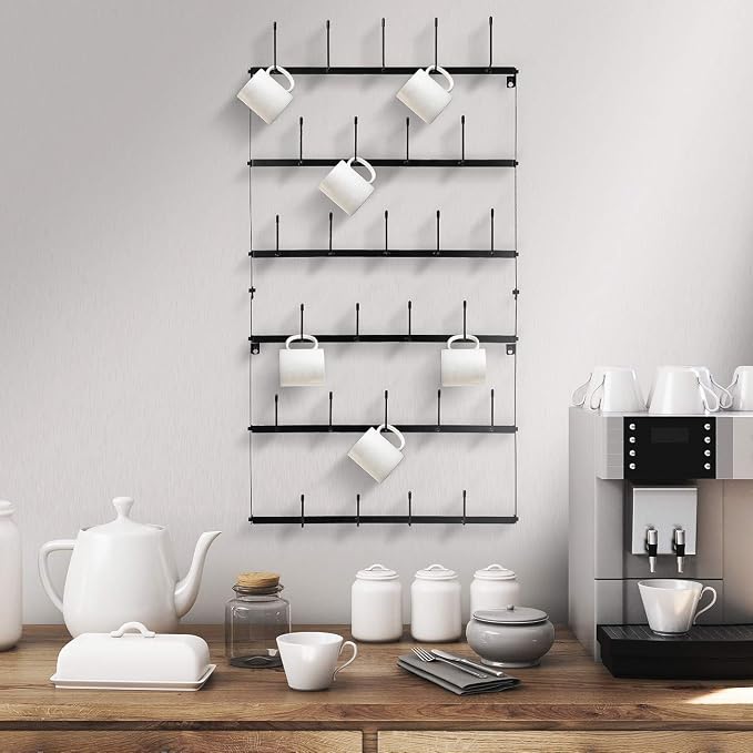 Sorbus Mug Rack for Wall - Image 8