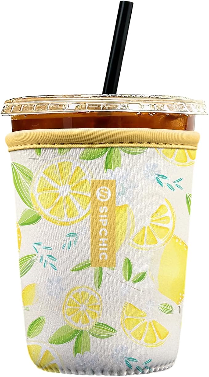Iced Coffee Sleeve – Neoprene Reusable Cup Sleeves by Unknown