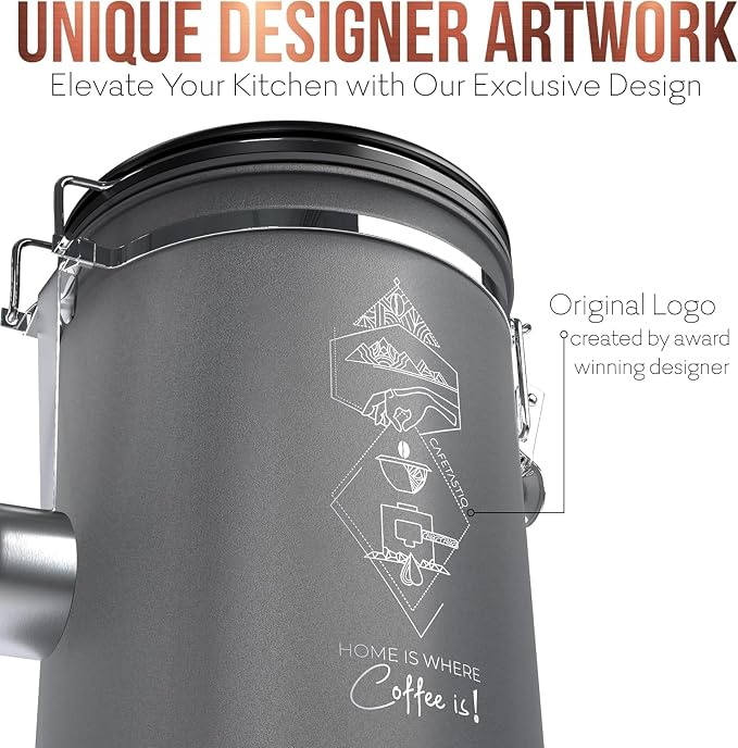 Coffee Canister – Airtight Stainless Steel Storage Container - Image 6
