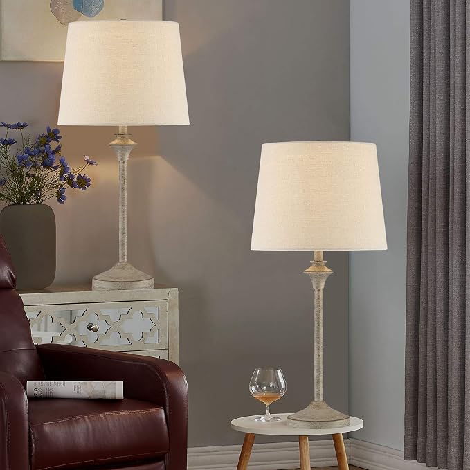 Maxax Farmhouse Buffet Table Lamps Set of 2 - Image 7