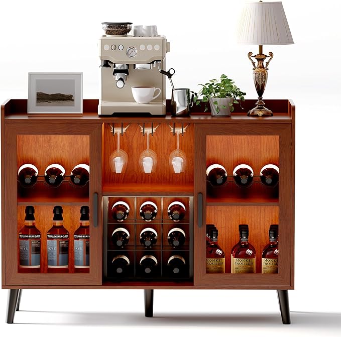 Garvee Modern Wine Bar Cabinet - Image 3
