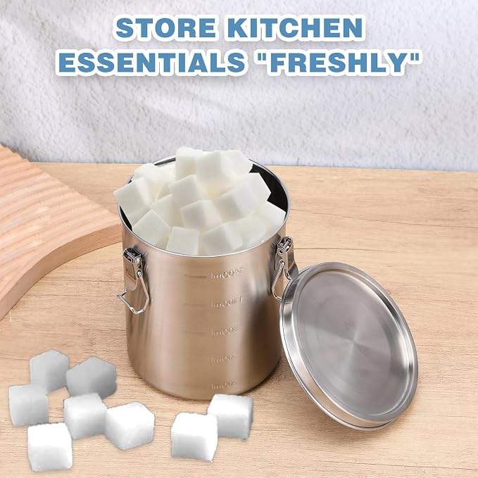 Stainless Steel Coffee Canister - Image 4