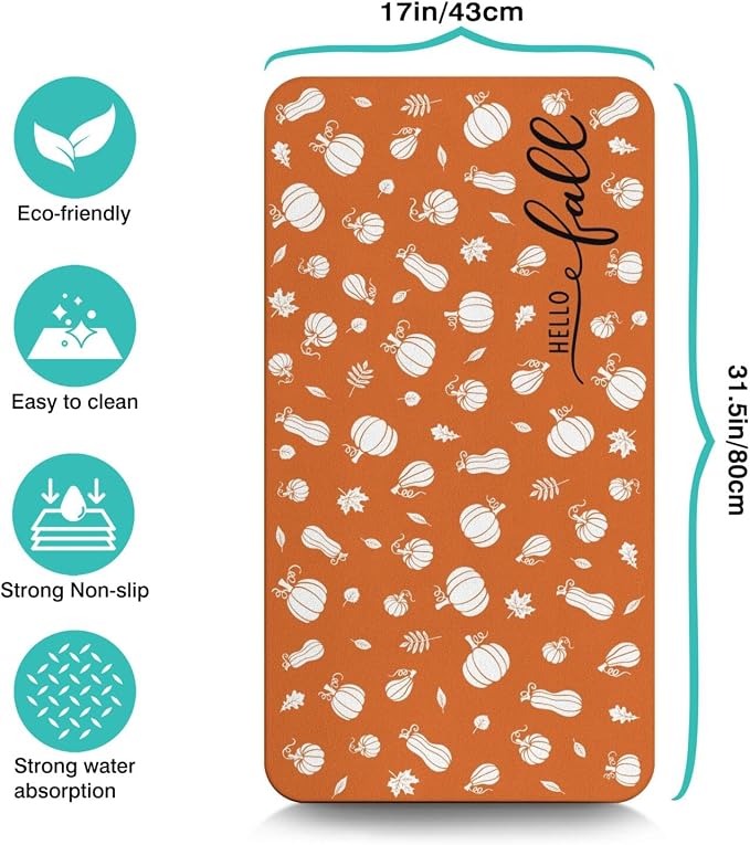 Fun Coffee Mat 31inx17in, Coffee Bar Mat - Image 2
