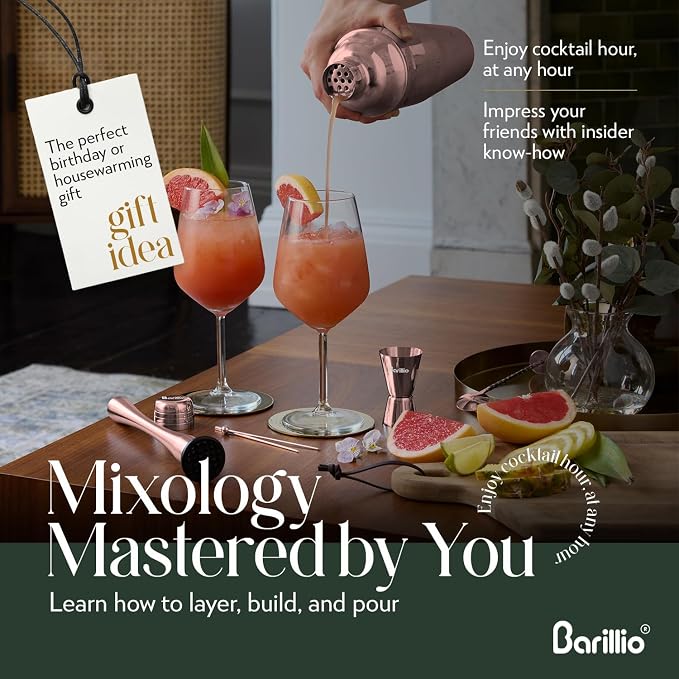 Barillio Rose Gold Mixology Bartender Kit - Image 3
