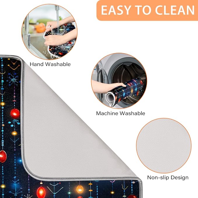 Dish Drying Mat, Kitchen Counter Quick Dry Pads - Image 4
