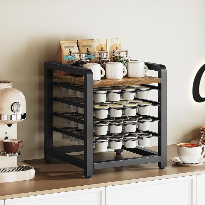 YATINEY Coffee Pod Drawer Holder, 4 Tier Organizer - Image 8