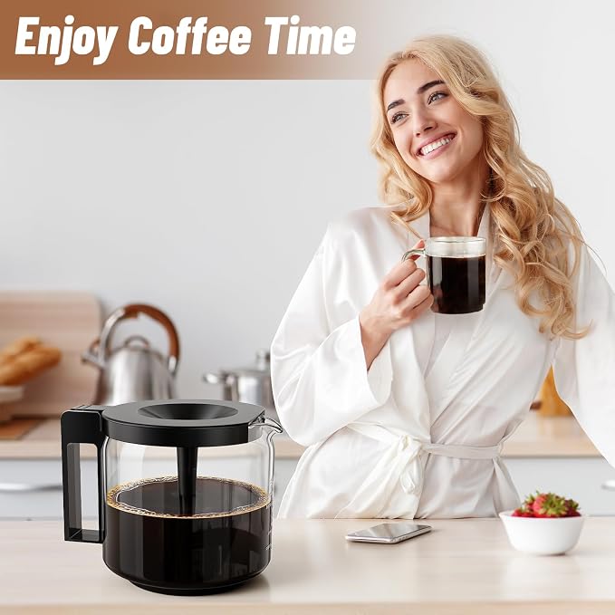 10-Cup Coffee Pot for Technivorm 89830 1.25L Coffee Maker, Glass Carafe - Image 7