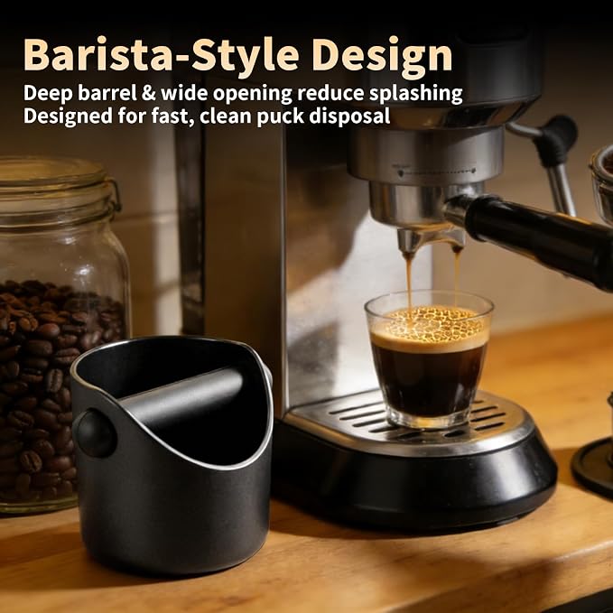 Espresso Knock Box, Premium Coffee Knock Box - Image 6