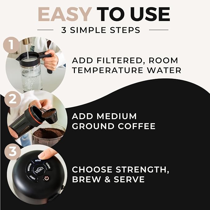 VINCI Express Cold Brew, Electric Cold Brew Coffee Maker in 10 Minutes - Image 8