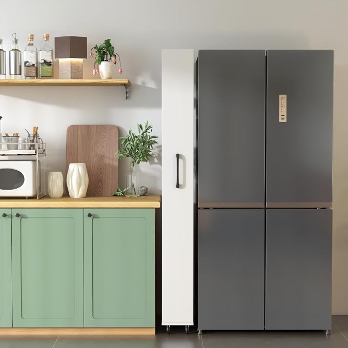 KEIKI 7 Tier Pull-Out Kitchen Pantry Storage Cabinet, Spice Rack Next to Fridge - Image 3