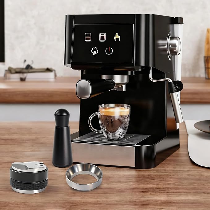 Espresso Accessories Kit, 51mm Coffee Distributor & Tamper Leveler, Dosing - Image 7