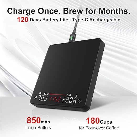 Coffee Scale, Espresso Scale, Weigh Digital Kitchen Scale - Image 5