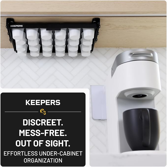 COFFEEKEEPERS KEEPERS Under Cabinet K Cup Holder - Image 3