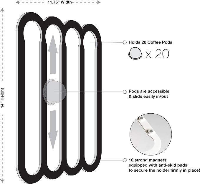 Demi's Home Magnetic Coffee Pod Holder - Image 2
