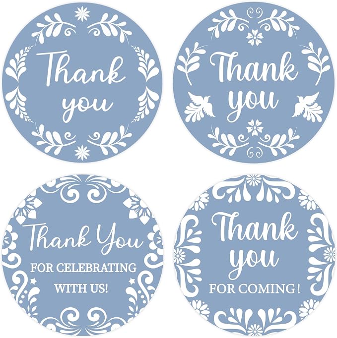 Serencatcher Cielito Lindo Thank You Stickers by Serencatcher