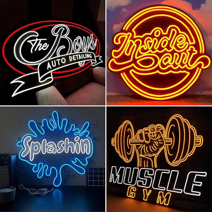 CIONAOR Custom Neon Sign, Personalized UV Printed LED Neon Sign LoGo - Image 6