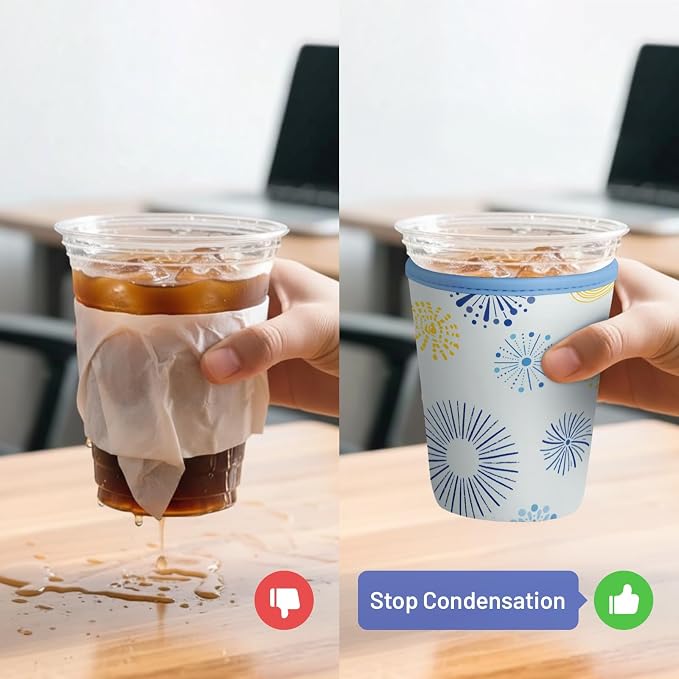 Iced Coffee Sleeve Reusable Cup Sleeves - Image 4