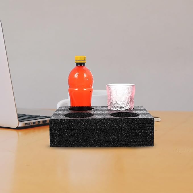 DOITOOL 2PCS Foam Drink Holders Multiple Holes Cup Holder Tray Foam Cup Holder - Image 9