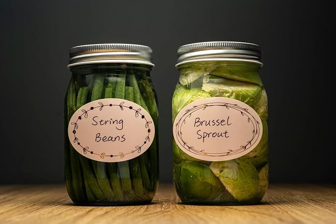 MONEST Waterproof & Oil Resistant Jar & Lid Stickers - Image 4