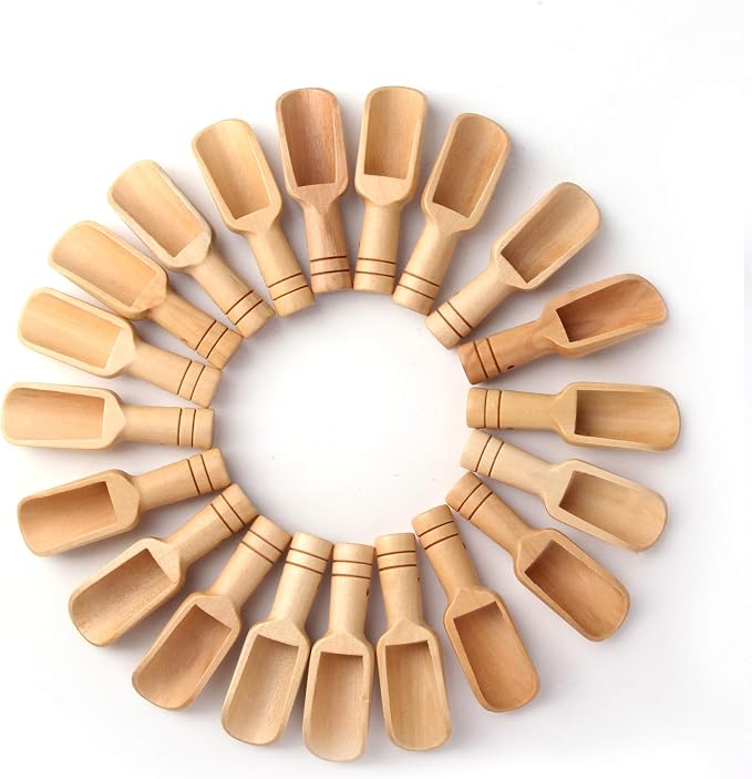 Small Wooden Scoops, Little Wooden Spoons by sansheng