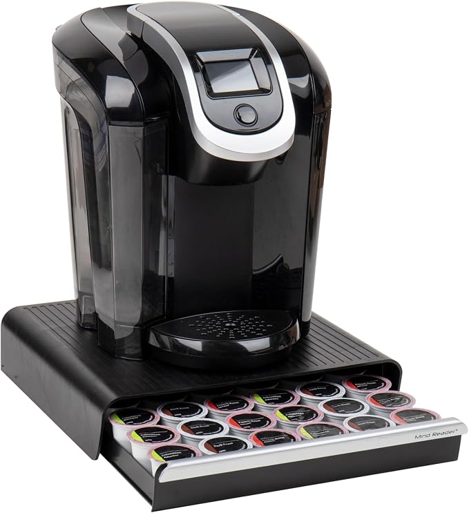 Mind Reader Single Serve Coffee Pod Drawer, 36 Pod Capacity, Countertop by MindReader