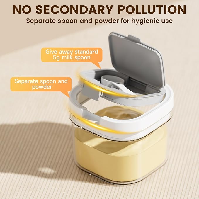 Coffee Storage Canister 60.8oz Airtight Sugar Storage Organization BPA Free - Image 5