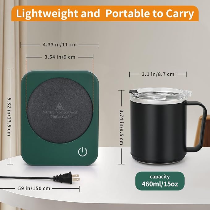 VOBAGA Coffee Mug Warmer Set - Image 5