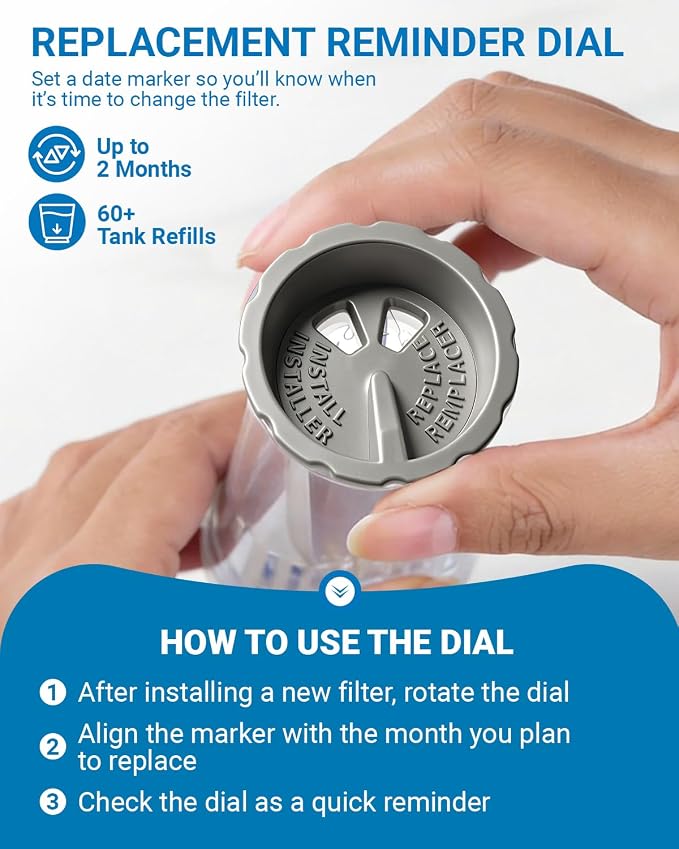 Water Filter Holder and 2 Water Filter Replacement - Image 7