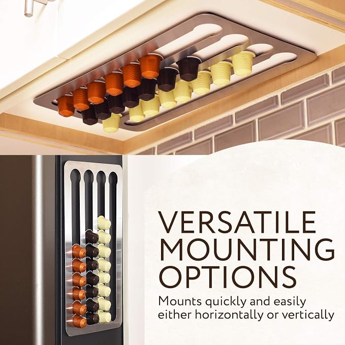 IMPRESA Coffee Capsule Holder Under Cabinets - Image 4
