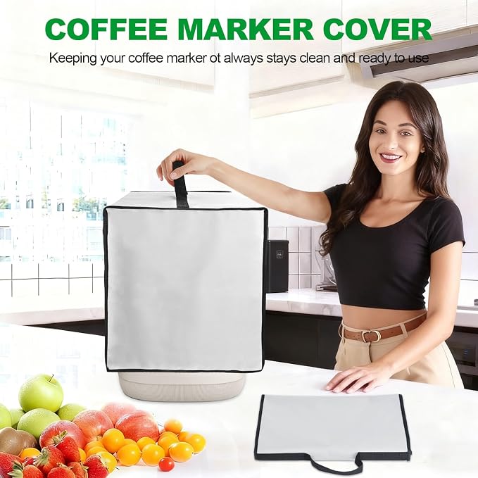 Coffee Marker Cover for BELLA, Heavy Duty Waterproof Dustproof Coffee Machine - Image 2