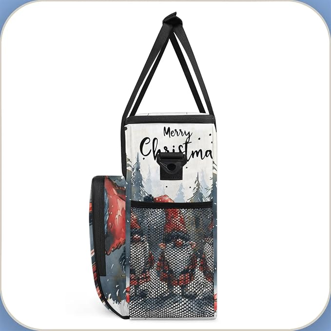 Gnomes Merry Christmas Coffee Maker Carring Bag, Large Insulated Storage - Image 4