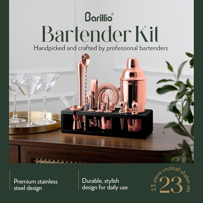 Barillio Rose Gold Bartender Kit - Image 2