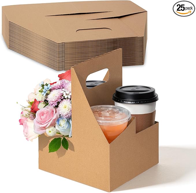 FMP Brands 4 Cup Disposable Drink Carrier by FMPBrands