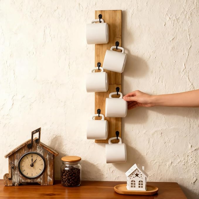 Yohsnor Coffee Mug Holder Wall Mount - Image 8