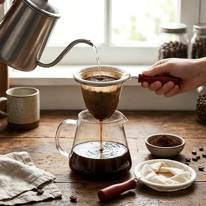 2Pcs Colador De Cafe, Coffee Strainer, Colador De Tela - Image 8