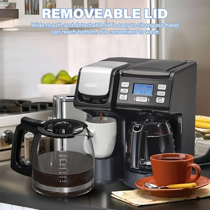 12 Cup Coffee Maker Carafe Replacement Pot Compatible - Image 5