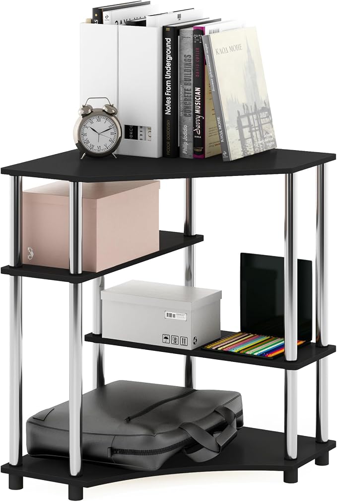 Furinno TURN-N-TUBE Desk, Corner Gaming Desk - Image 4