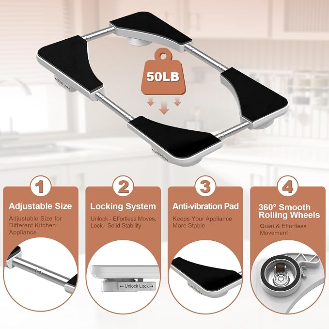 Adjustable Appliance Slider Tray - Image 9