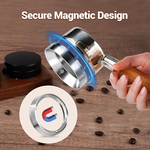 51mm Espresso Dosing Funnel, 304 Stainless Steel Coffee Dosing Ring, - Image 3