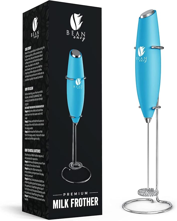 Bean Envy Milk Frother, Coffee Stirrers, Frother Wand, Milk Frother Handheld by BeanEnvy