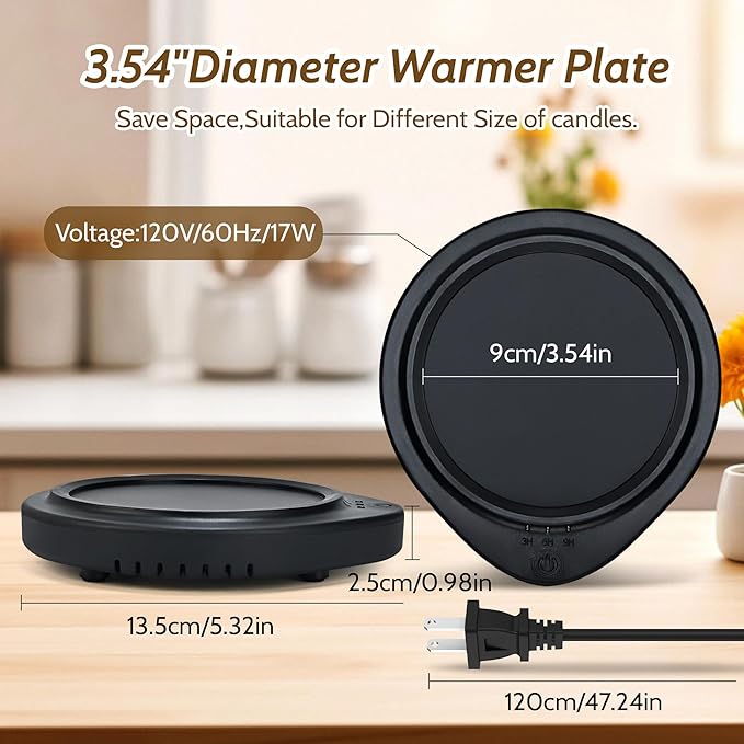 Candle Warmer with Timer, Coffee Mug Warmers - Image 3