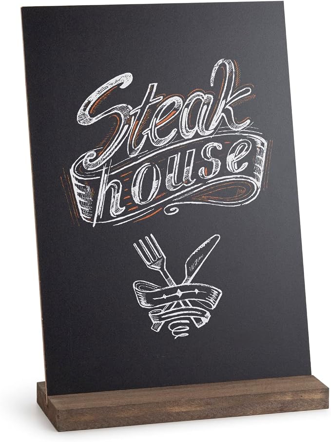 ONUPGO Mini Chalkboard Signs, 6 x 9 Inch Vintage Tabletop Chalk Board Sign - Image 9