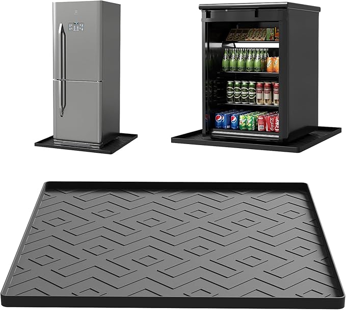 Mini Fridge Silicone Mat 19.7"x19.7"x0.4" by EWX