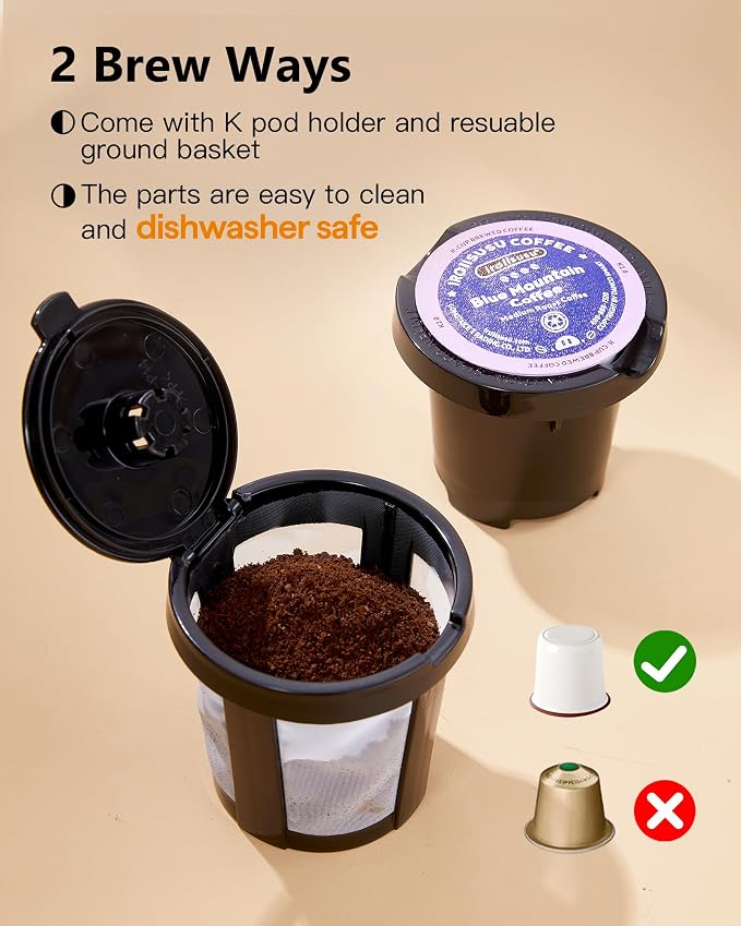 Tastyle Single Serve One Cup Coffee Maker, - Image 8