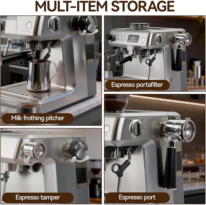 Espresso Accessories Kit Stainless Steel Magnetic Portafilter Holder, Universal - Image 6
