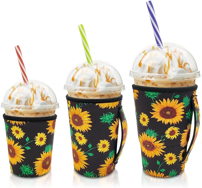 Iced Coffee Sleeve Insulator Sleeves by AJLTPA