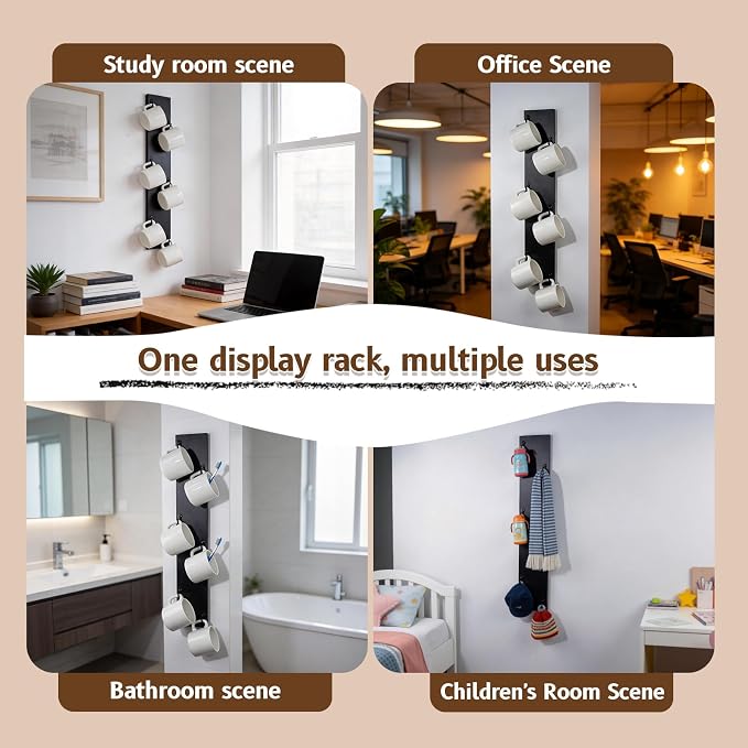 Yohsnor Coffee Mug Hanger Wall Mount - Image 5