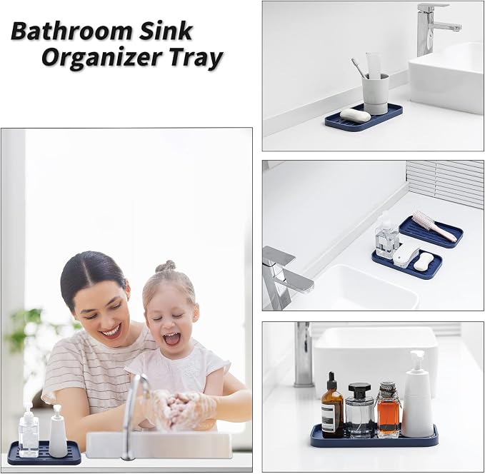 MicoYang Silicone Kitchen Sink Organizer Tray - Image 4