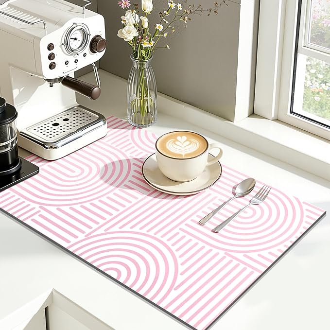 Findosom Dish Drying Mat, Hide Stain Drying Mat by Findosom